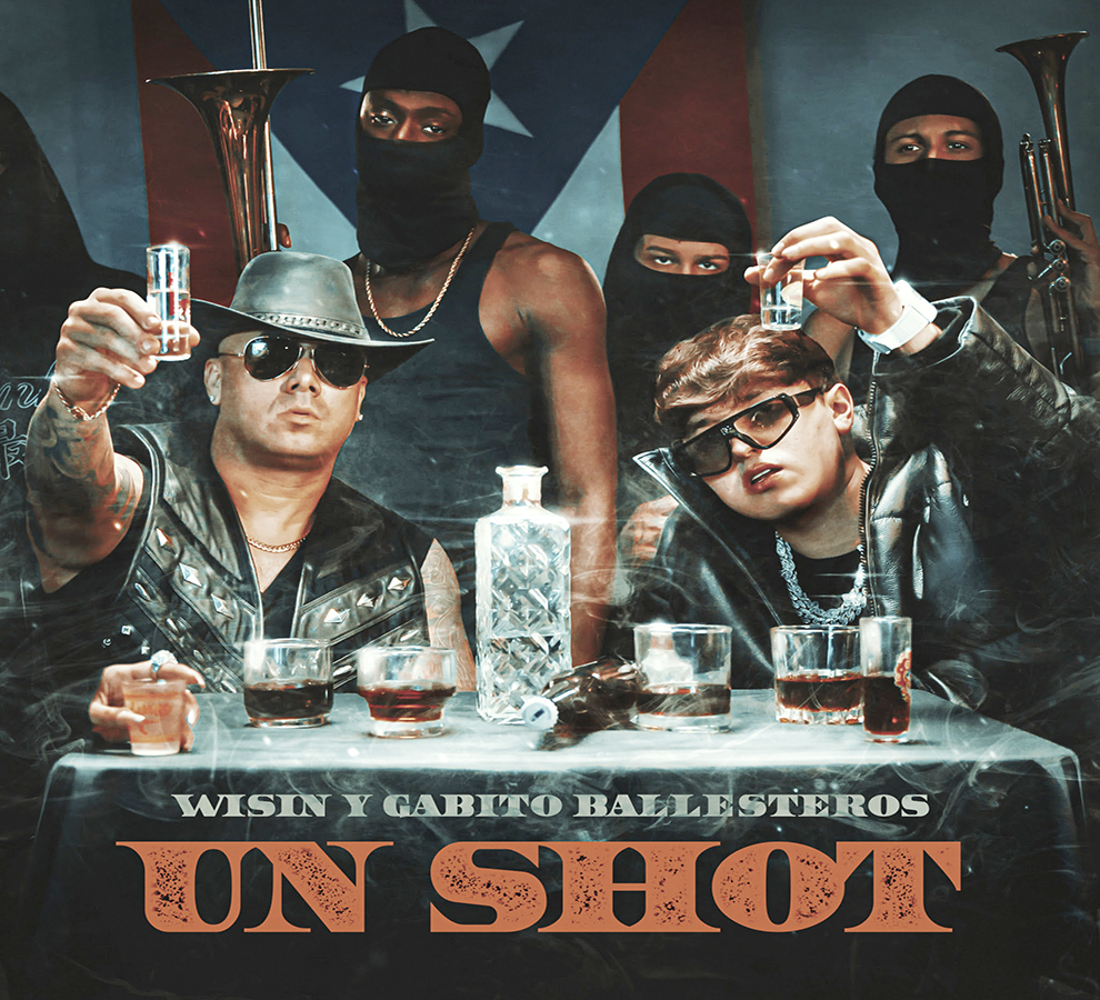 Gabito Ballesteros muestra la fuerza de los corridos tumbados junto a Wisin en “Un shot”