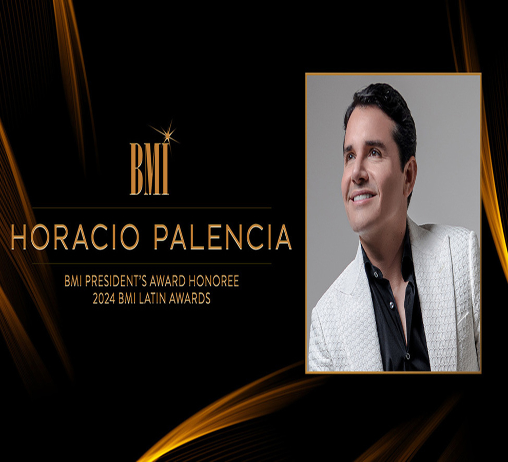 Horacio Palencia Recibirá el Premio Presidencial de BMI en los BMI Latin Awards de 2024