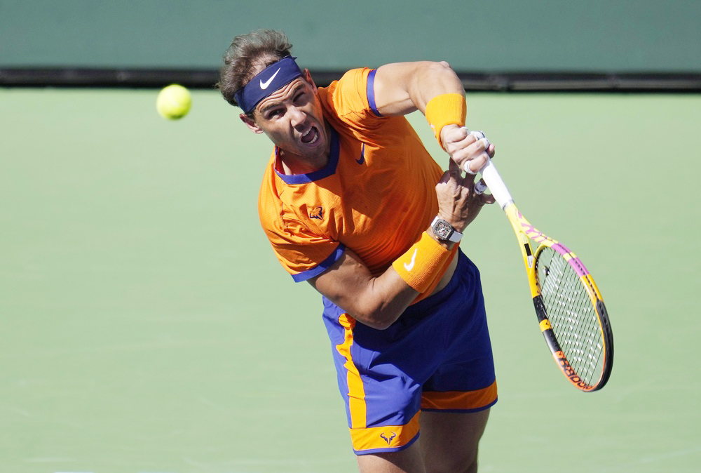 Nadal ya se ejercita en Indian Wells