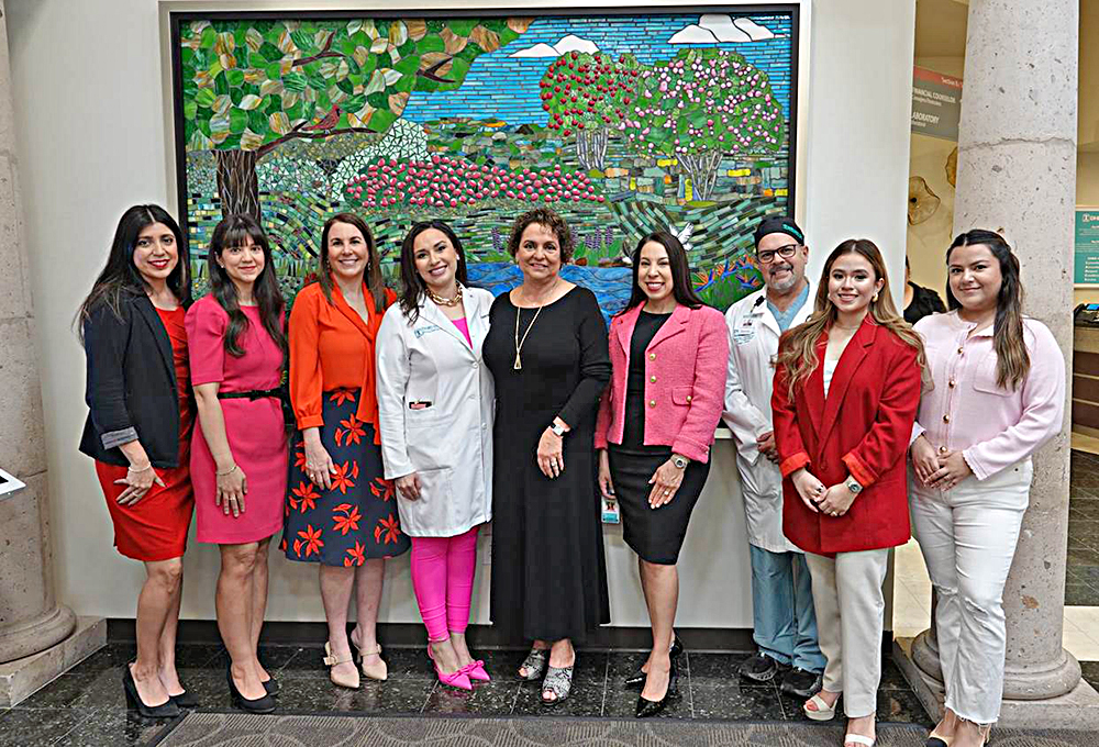 DHR Health honra el “Día Nacional del Donante” con impresionante instalación de arte