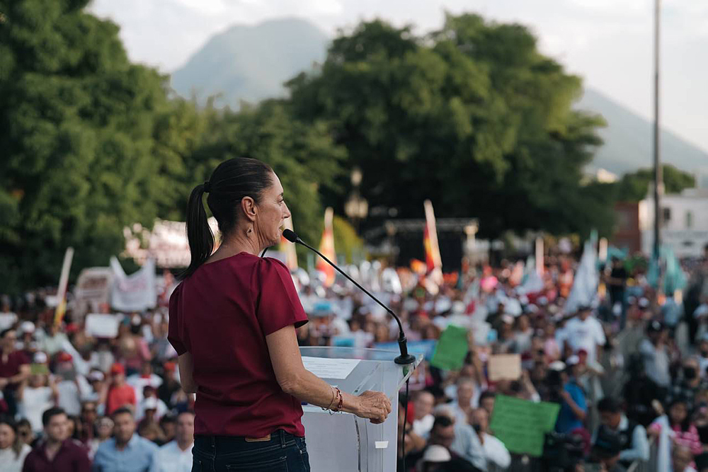 Sheinbaum promete continuar con el rescate de las estatales Pemex y CFE de ganar elección