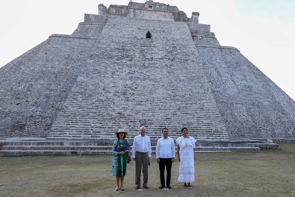 Los Reyes de Suecia visitan Yucatán pero cancelan su recorrido por el Tren Maya