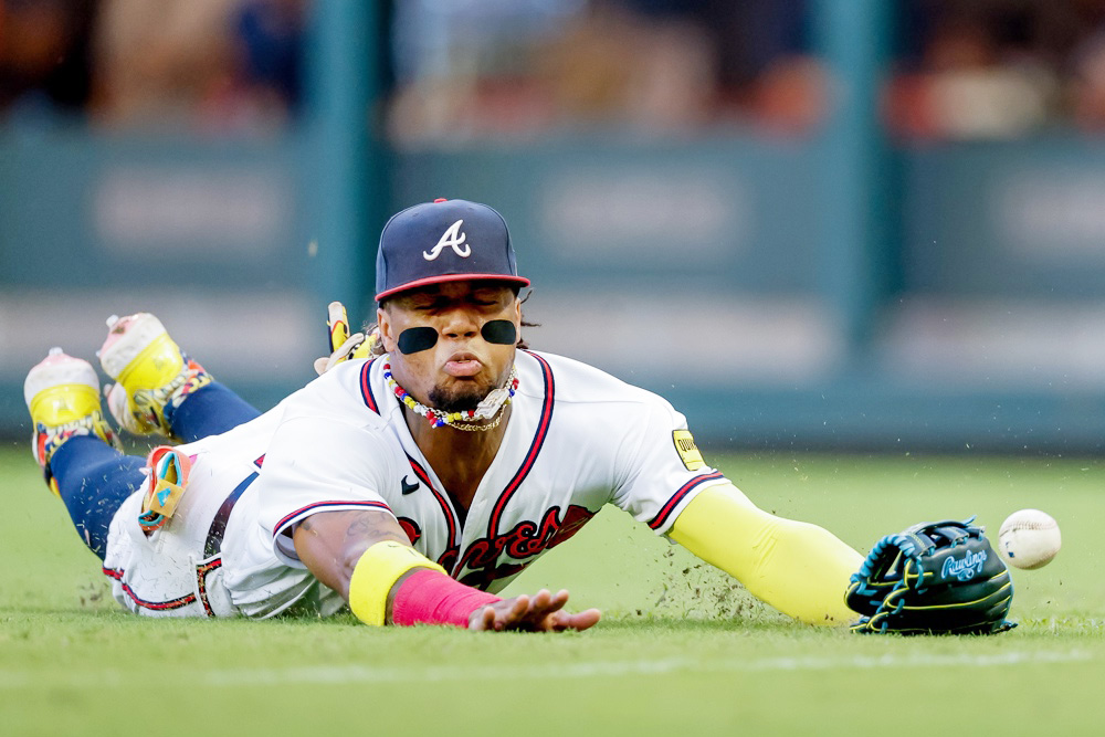 Ronald Acuña sobre las molestias en su rodilla derecha: “Siento que puedo jugar hoy”