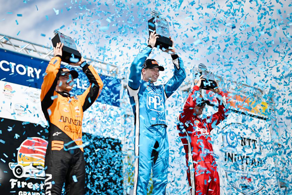 Newgarden domina el inicio de la IndyCar, O’Ward acaba segundo y Palou remonta hasta el sexto