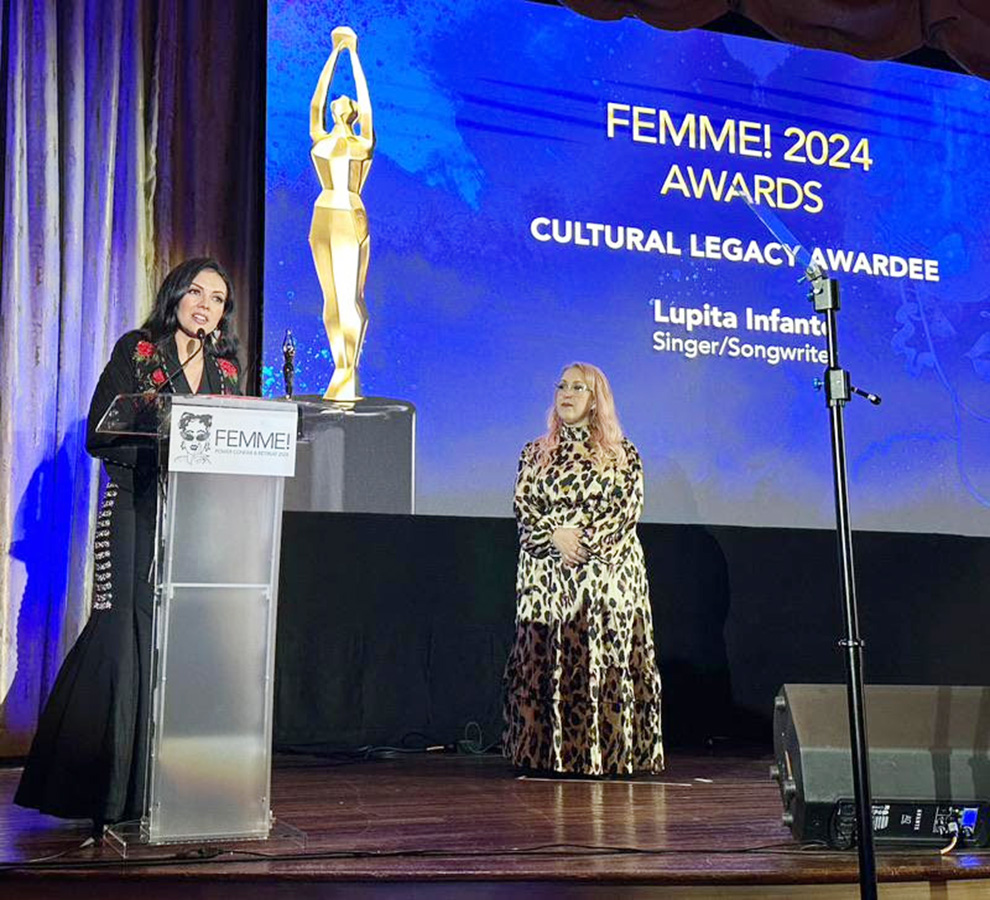 Lupita Infante recibe premio al Legado Cultural en prestigioso evento en San Diego