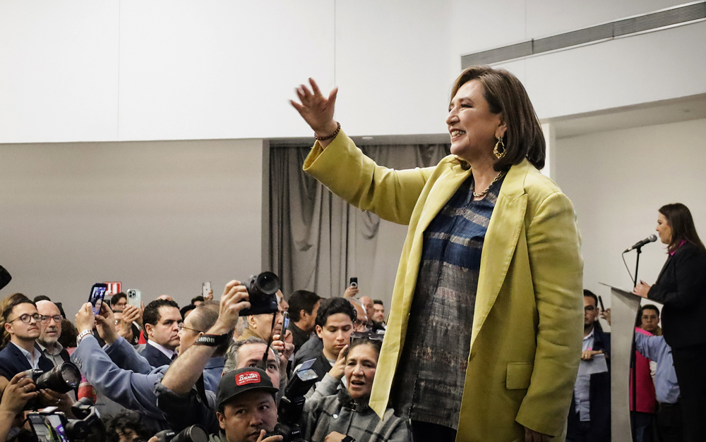 “A mí no me da miedo ni Trump ni Biden”, afirma la candidata opositora Gálvez en Tijuana