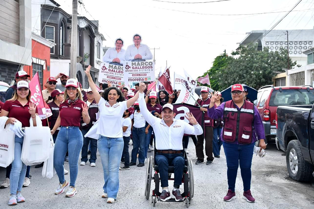 Olga Sosa y Marco Gallegos legislarán “a favor de Reynosa y Tamaulipas”