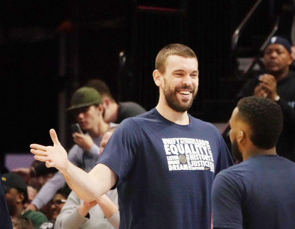 Los Grizzlies ultiman los detalles de la noche homenaje de Marc Gasol en Memphis