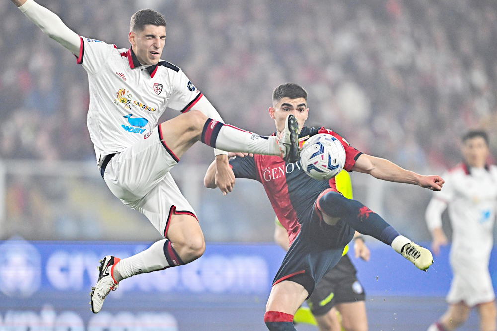 3-0. El mexicano Johan Vásquez asiste en la goleada del Génova al Cagliari