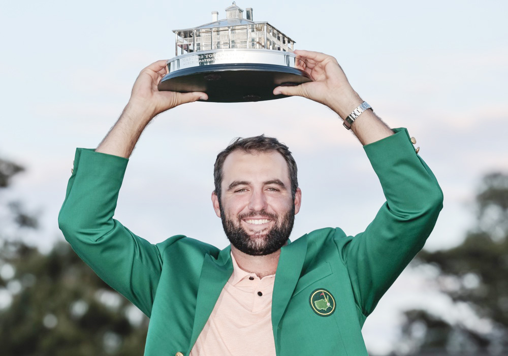 Scottie Scheffler, el número uno, gana su segunda chaqueta verde dos años después