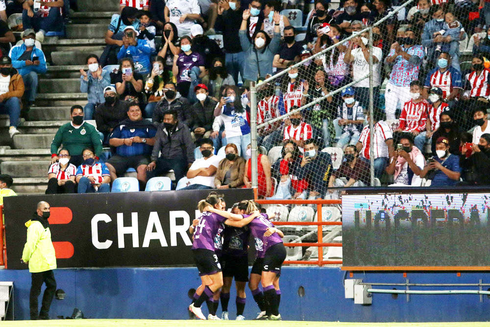 Pachuca golea a Guadalajara y sube al segundo lugar en el Clausura femenino en México