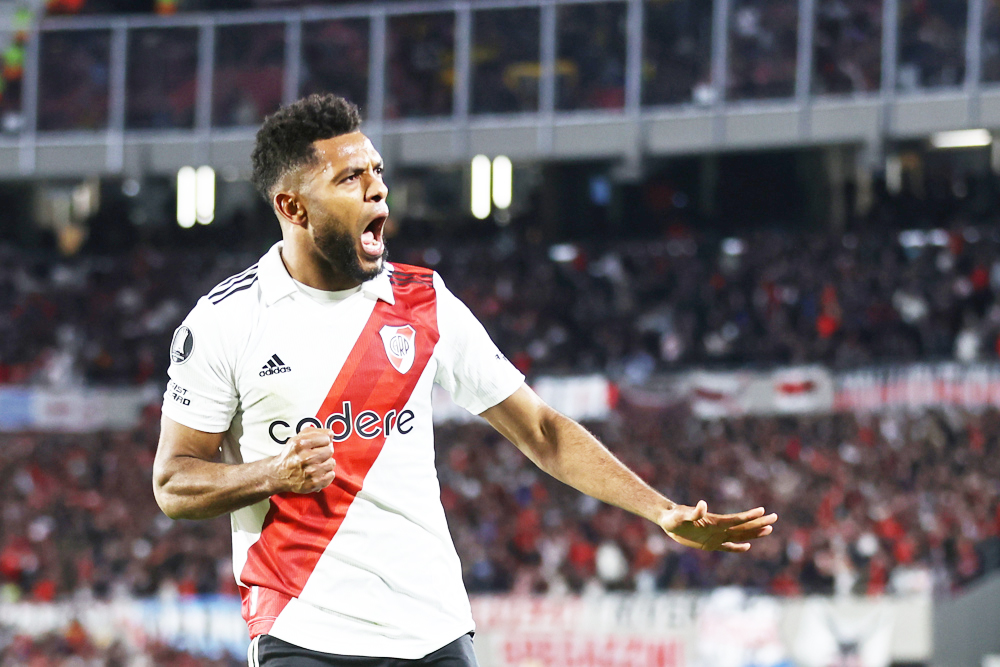 El colombiano Borja dice que River desea estar en la final de la Libertadores por ser en Buenos Aires