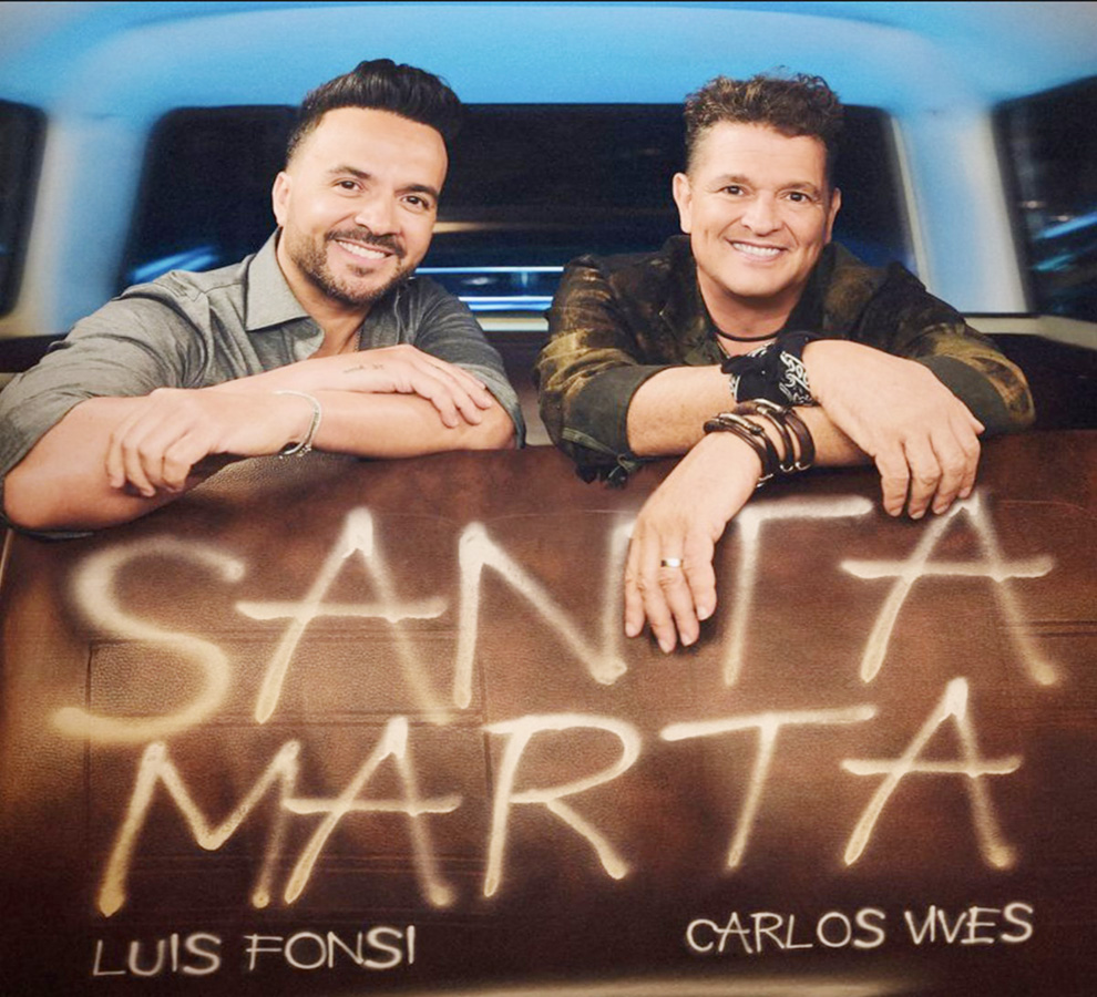 Carlos Vives y Luis Fonsi juntos en “Santa Marta”