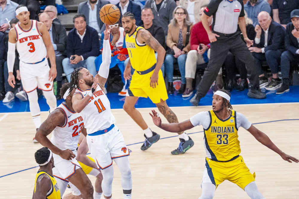 121-117. Un Brunson portentoso rescata otra vez a los Knicks y les da la ventaja ante los Pacers