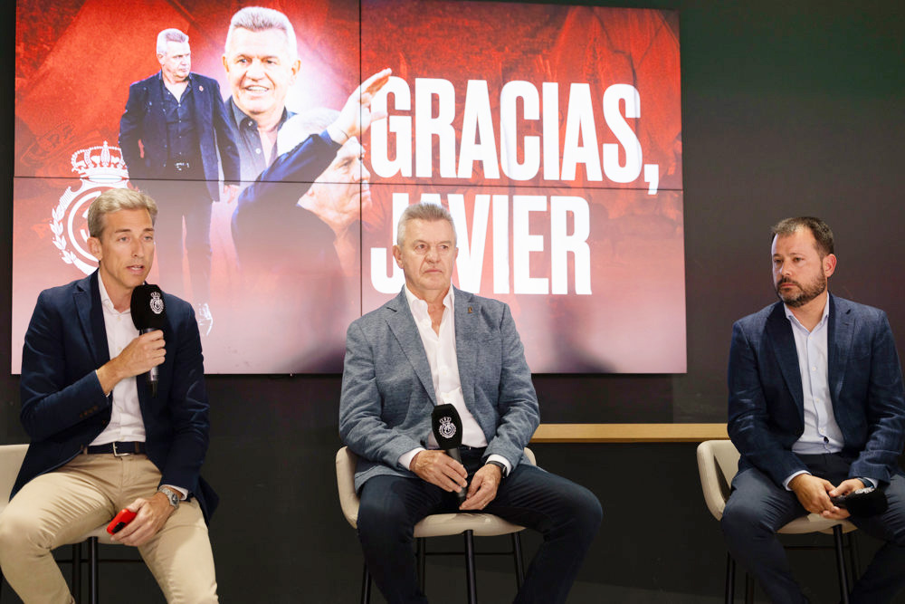 Aguirre se despide del Mallorca: “No me quiero romper, debo aguantar como un bribón”