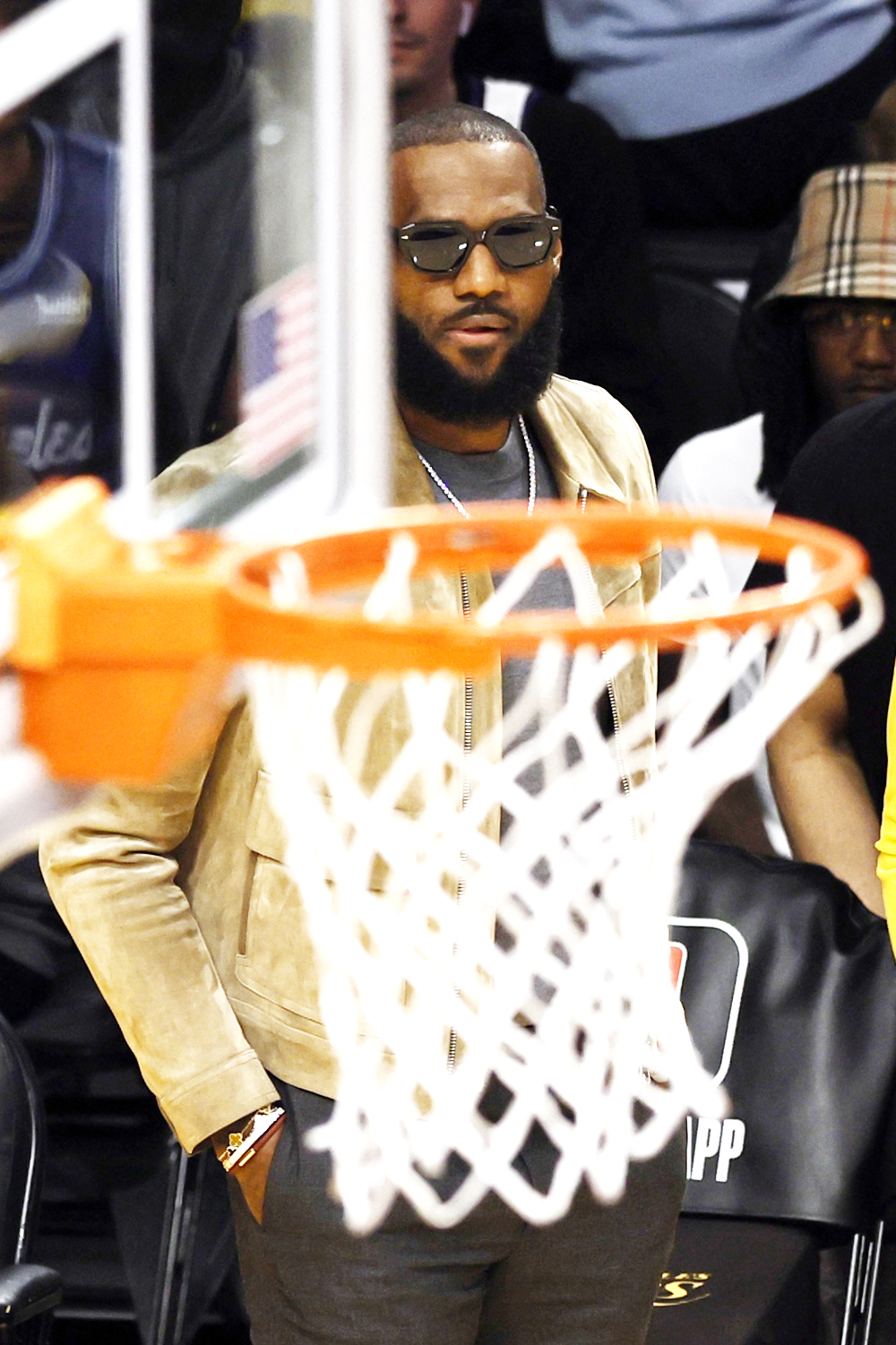LeBron James ve el Cavaliers-Celtics en Cleveland