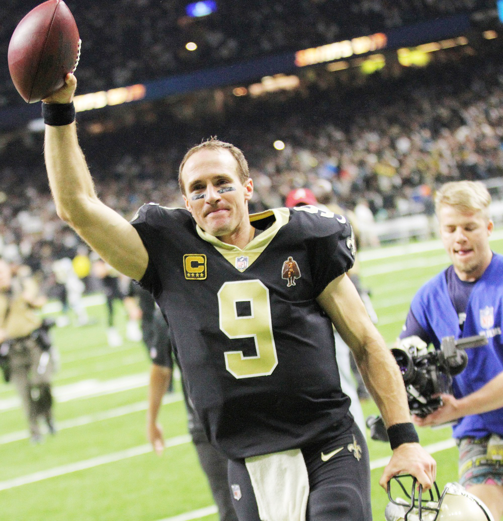 El legendario Drew Brees ingresará este año al Salón de la Fama de los New Orleans Saints