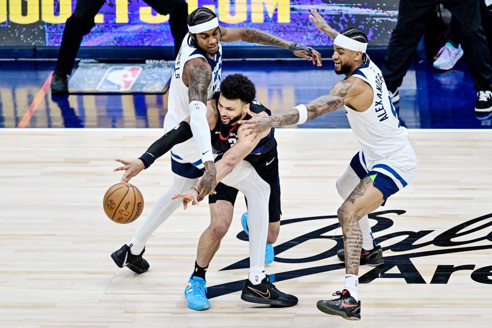 80-106. Los Wolves torturan con su defensa a unos Nuggets heridos de muerte