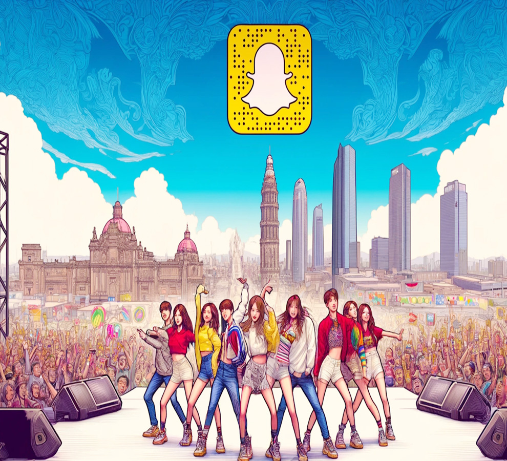 El fenómeno K-Pop llega al cielo mexicano con realidad aumentada