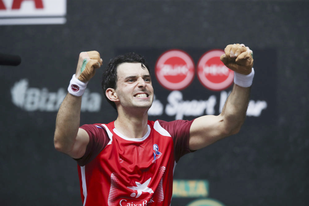 22-5. Altuna, campeón del Manomanista arrollar en la final a Laso