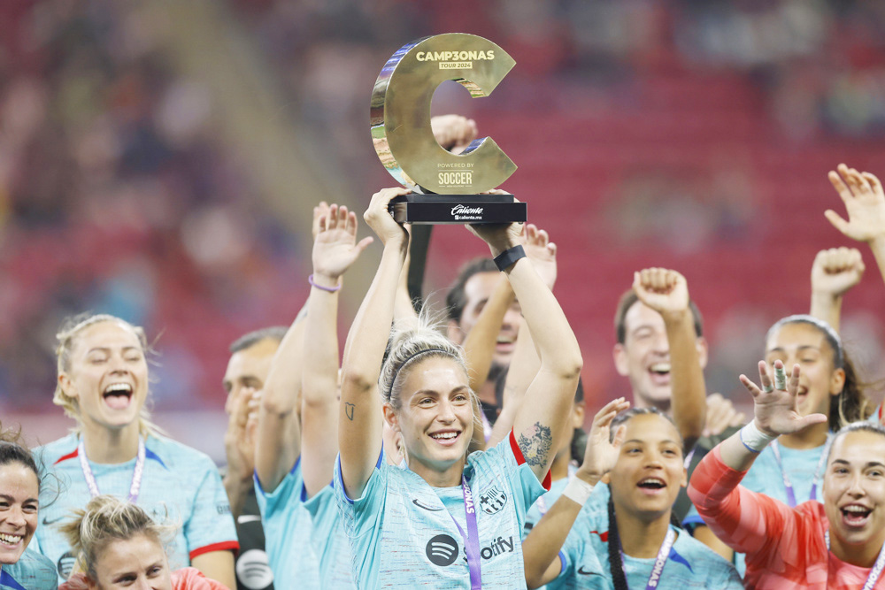 1-4. Claudia Pina con doblete, Ari Arias y Patri certifican goleada de Barcelona