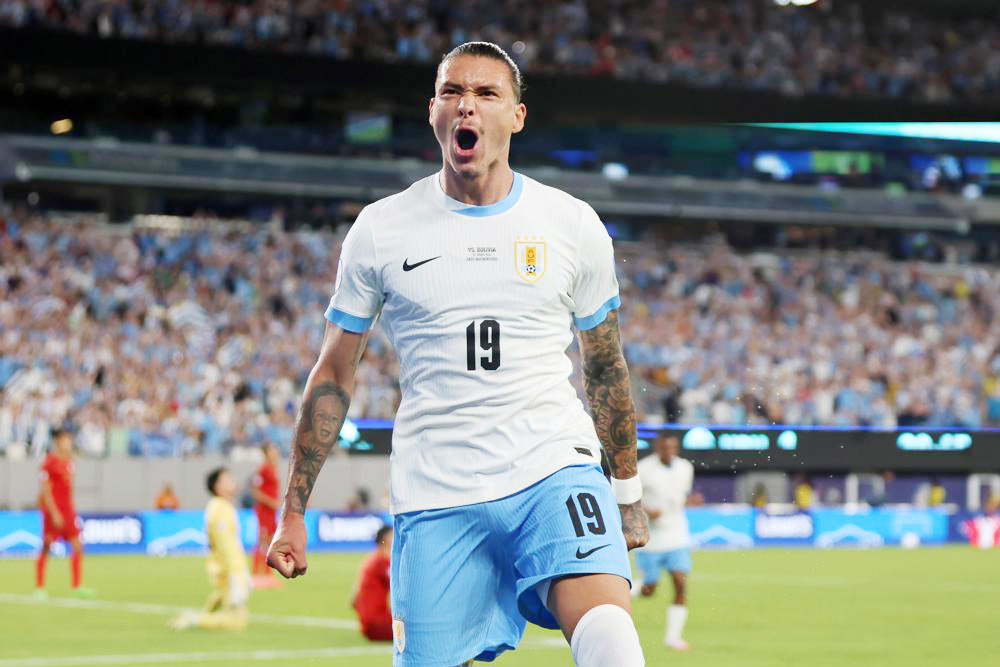 5-0. Uruguay propina la primera goleada de la Copa América y se asoma a cuartos
