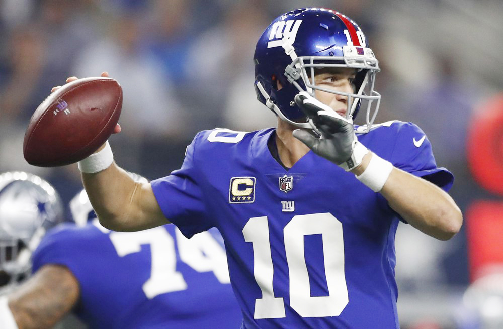Los New York Giants de la NFL celebran 100 años de historia junto a sus leyendas