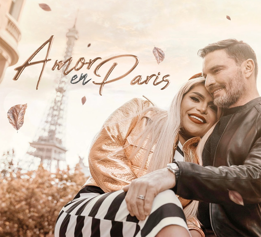 Wendy Guevara y Julián Gil estrenan el romántico videoclip “Amor en París”