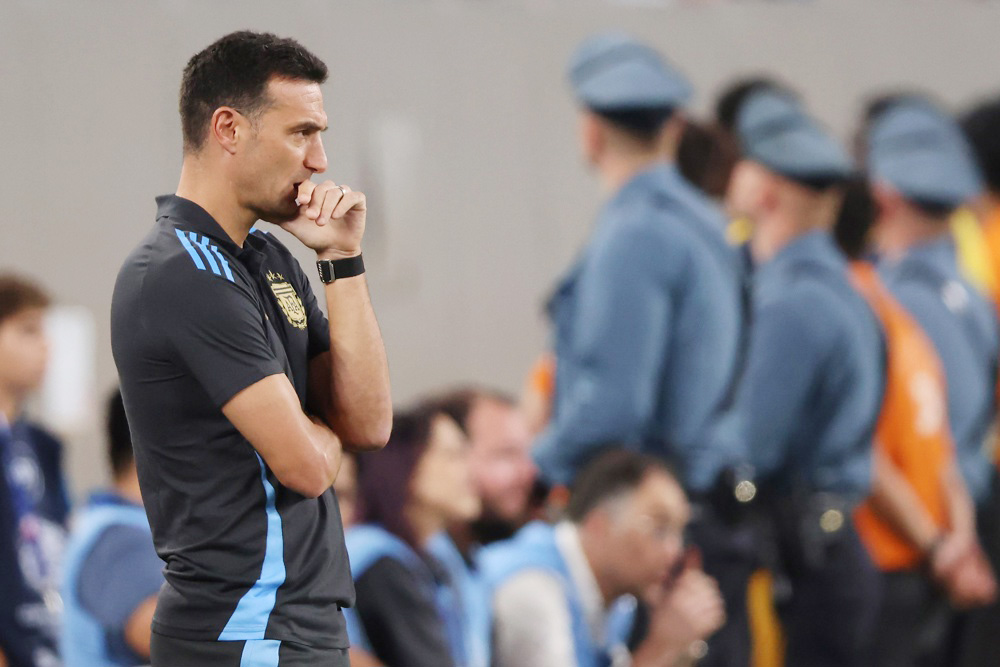 Scaloni: “Se ganó en el momento menos esperado”