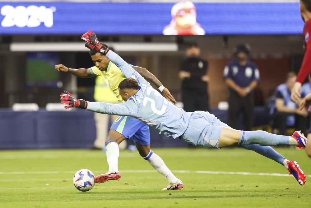 Brasil, en el podio de las selecciones con menos puntería de la Copa América