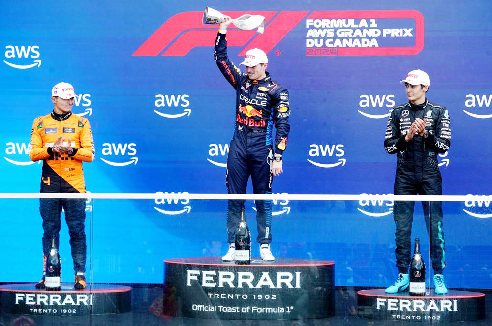 Verstappen tampoco teme a la lluvia y estira en Canadá su ventaja por el Mundial