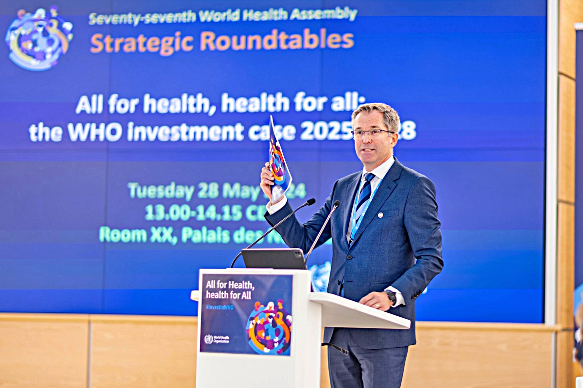 OMS presenta estrategia de inversión 2025-2028 para salvar 40 millones de vidas
