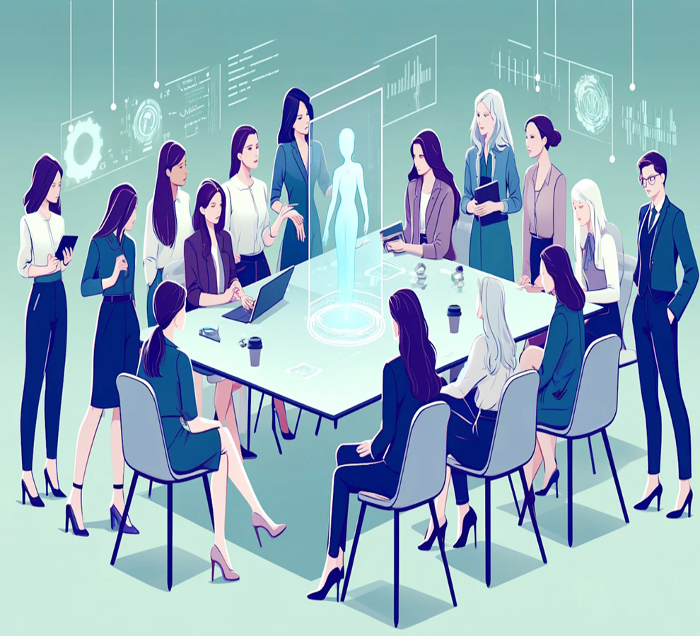 El liderazgo femenino empresarial presenta desafíos en la era de la IA