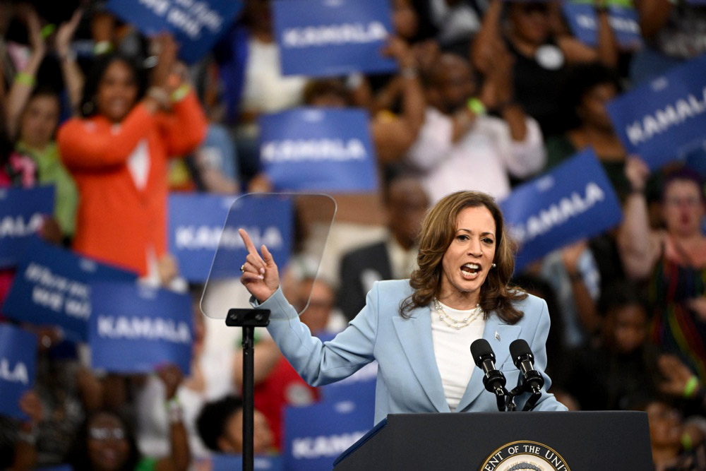 La entrada de Harris en la carrera electoral dispara las ganas de votar de los demócratas