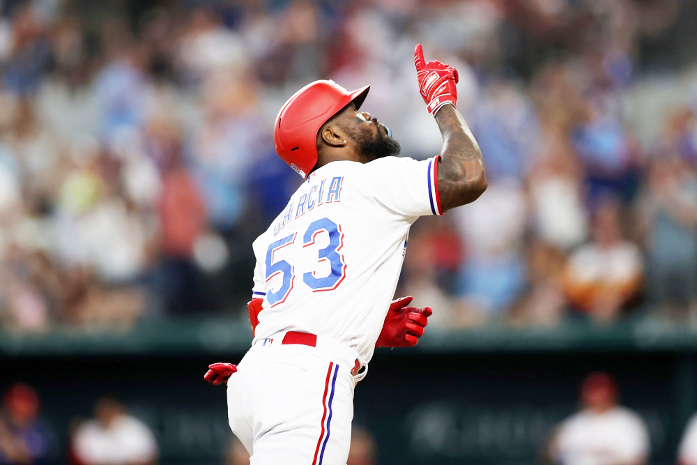 El cubano Adolis García se inscribe para el Festival de Jonrones del Juego de Estrellas