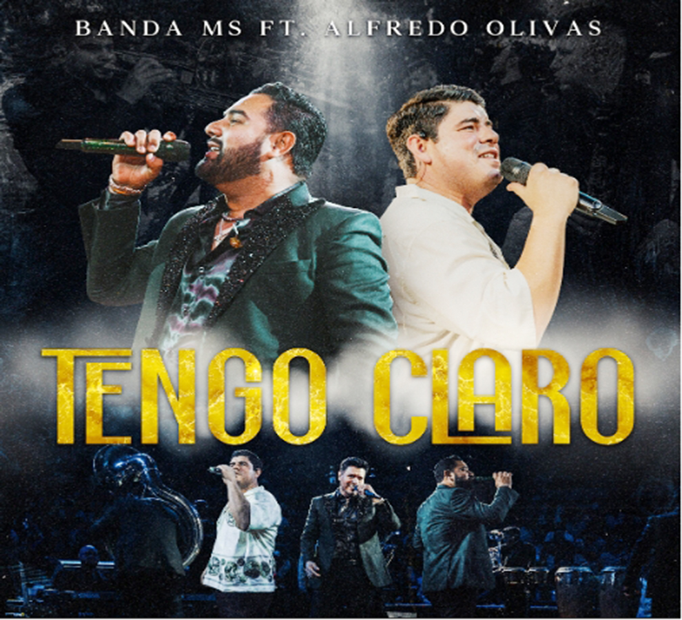 Banda MS presenta su canción “Tengo claro” al lado de Alfredo Olivas