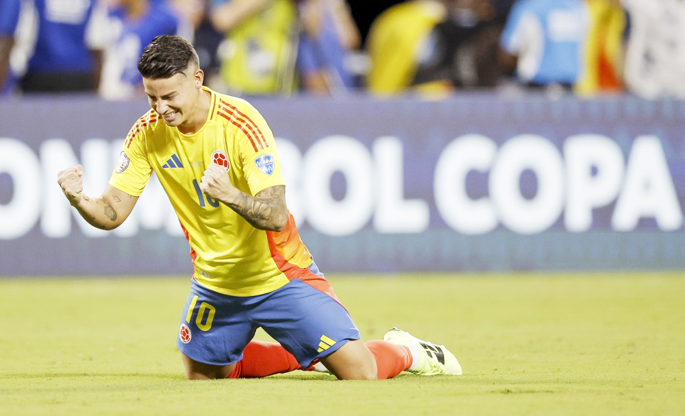 James dice que Colombia jugará "una merecida final" y que tienen hambre