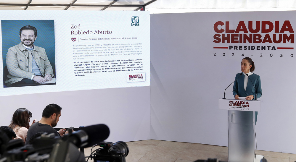 Sheinbaum mantiene al mismo director del Seguro Social del presidente López Obrador