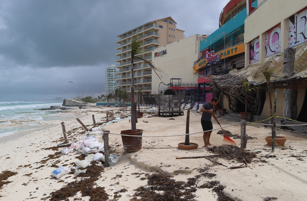 El ciclón Beryl ocasiona lluvias “muy fuertes” en los estados del Golfo de México