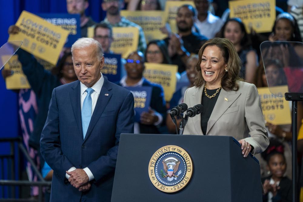 Harris rescata a Biden para su campaña presidencial
