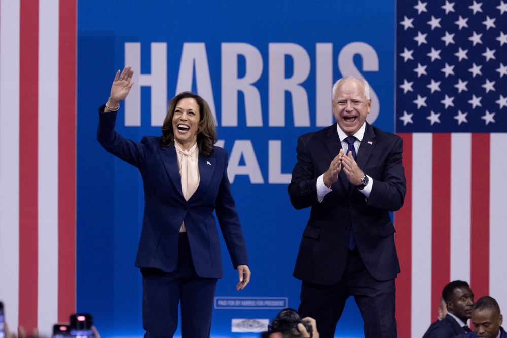 Harris y Walz se lanzan a la campaña: Estamos en desventaja pero tenemos impulso