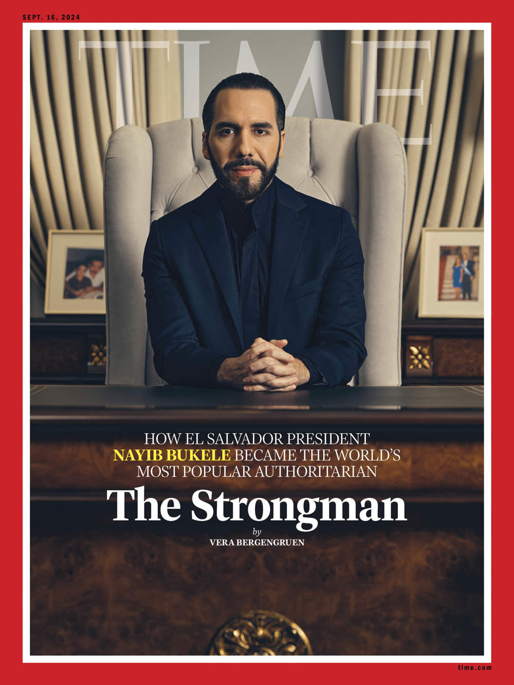 Bukele protagoniza portada de revista TIME y promete que no se postulará a tercer mandato