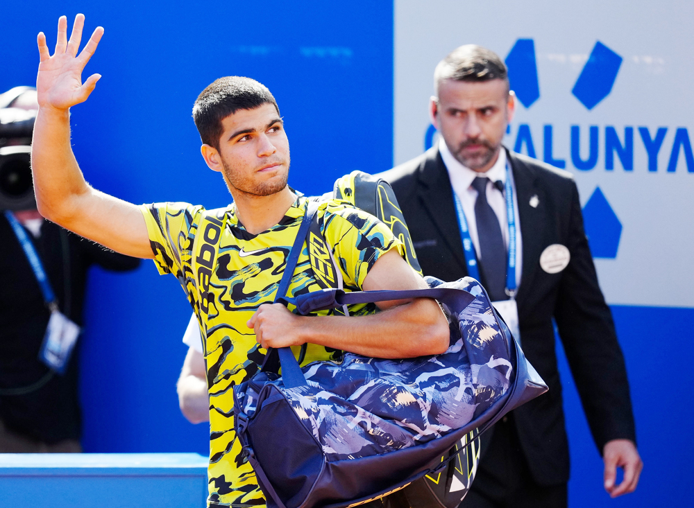 Alcaraz ya se entrena en las pistas del Abierto de Estados Unidos