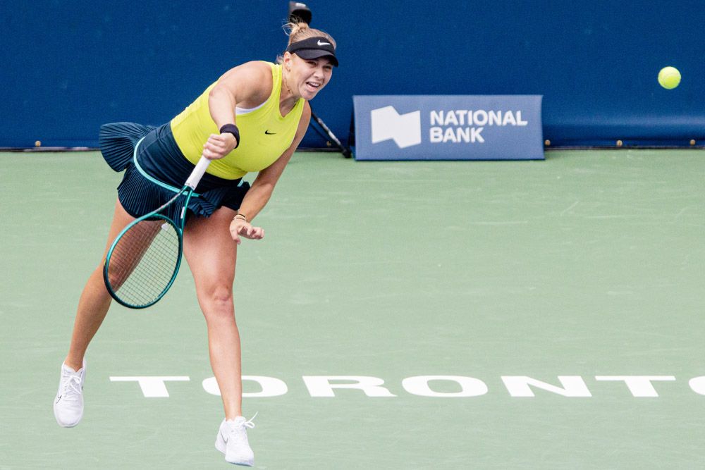 Amanda Anisimova se planta en la final del torneo de Toronto tras derrotar a Emma Navarro