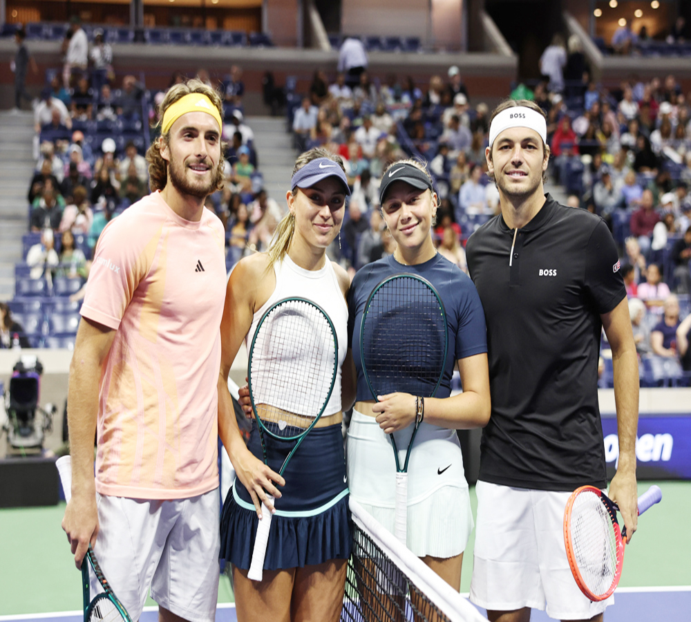 Badosa y Tsitsipas, una pareja de éxito también dentro de la pista