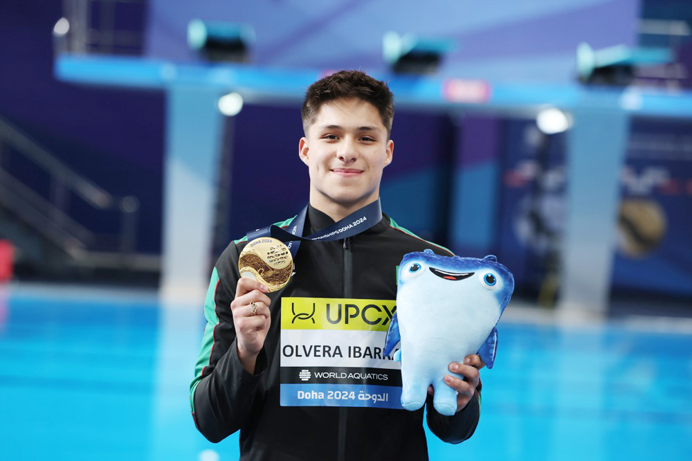 El doble medallista olímpico Osmar Olvera pide un México “más unido”