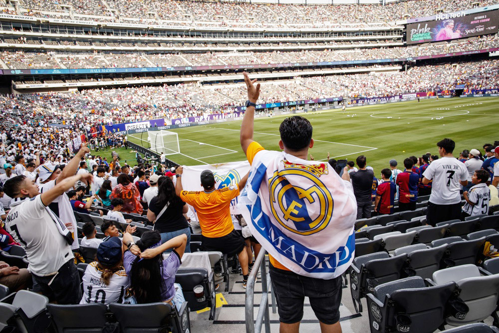 De Chicago a Charlotte, la afición blanca se volcó con el Madrid en Estados Unidos