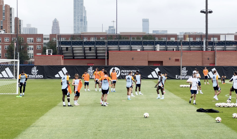 El Real Madrid completa su último entrenamiento en Estados Unidos