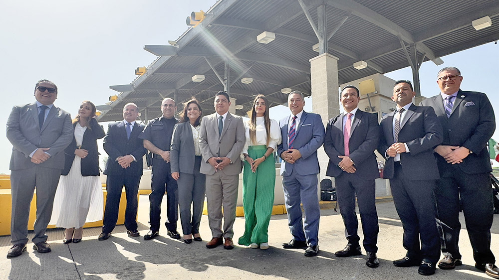 Gobernador de San Luis Potosí sostuvo reunión en el Puente Internacional Anzaldúas