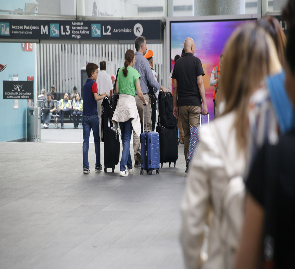 México experimenta incremento en la llegada de turistas internacionales